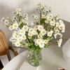 6Pcs 30-Head Artificial Chamomile Flower Bouquet Lifelike Silk Daisy for Home Wedding Decor No-Wilt Easy-Care Wedding Flower Props for Centerpieces