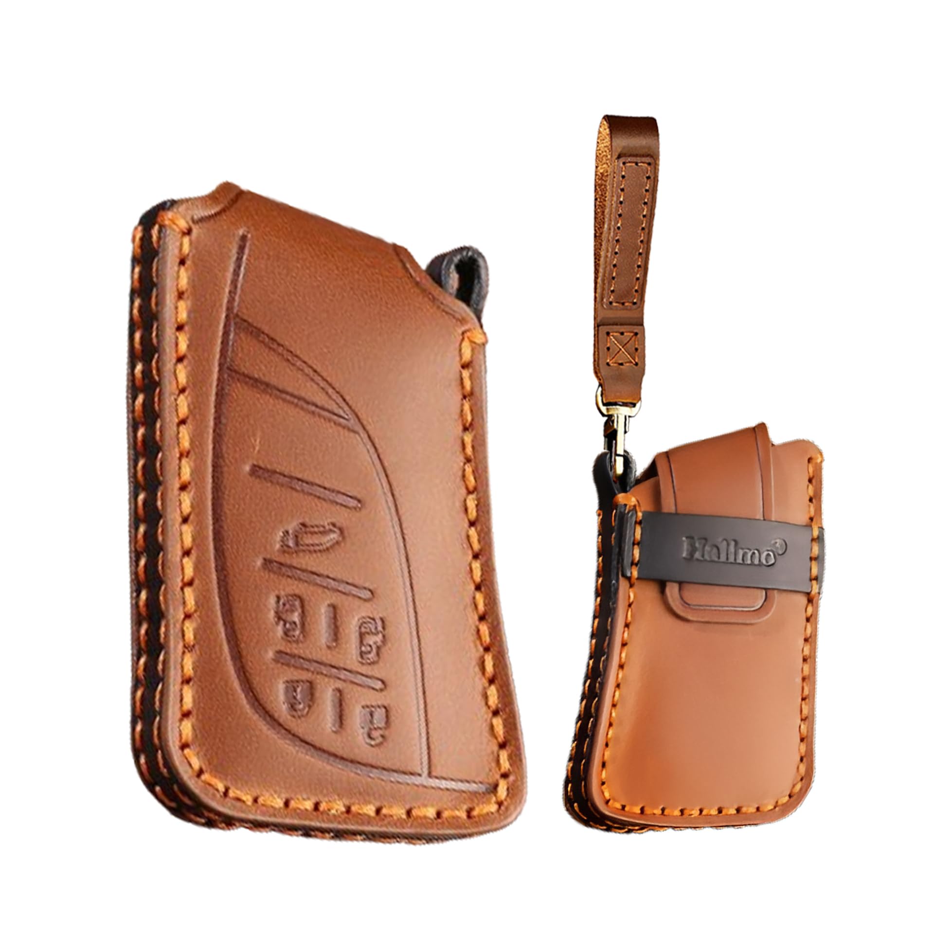 [KUNIO] Lexus Exclusive Double Side Sliding Key Cover Key Case коричневый