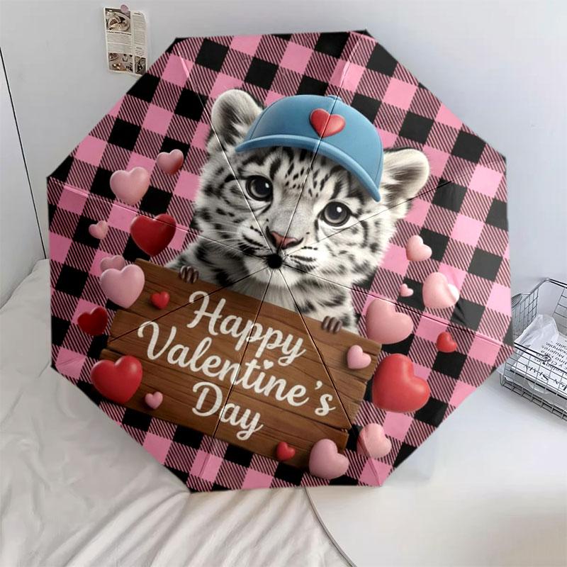 

LovingAnimals Pattern Pattern New Style Umbrella, 1 Piece Automatic Folding Umbrella, Portable Travel Umbrella, Outdoor Umbrella, Birthday Gift