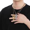 Full Zirconia Big Scorpion Pendant Necklace For Men Women Hip Hop Stainless Steel Trendy Jewelry Golden Animal Accessories Gift