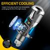 1pc H4 LED Projector Headlight Motorcycle 25W 50000LM Lens with Fan Cooling Automobile Hi Lo Beam Bulb For Haojue USR125