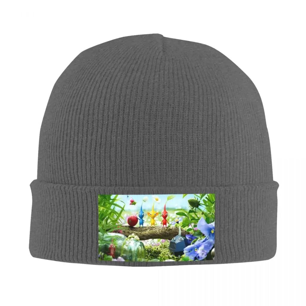 Pikmin 4 Warm Knitted Cap Fashion Bonnet Hat Autumn Winter Outdoor Beanies Hats for Unisex Women Adult
