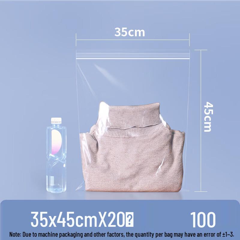 Thickened Transparent Ziplock Food Storage Bags