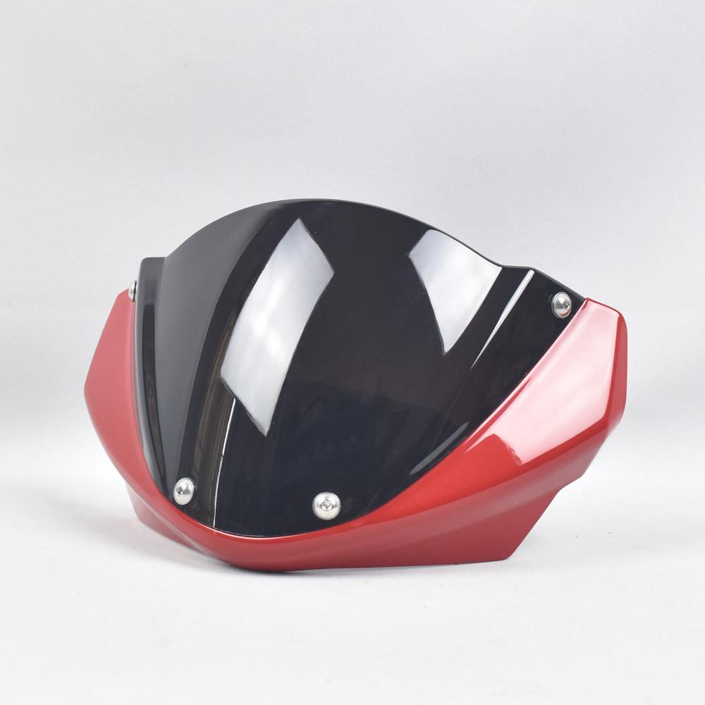 Motorcycle Sports Windshield Head Cover Windshield Deflector Visor for Ducati Monster 696 795 796 1100