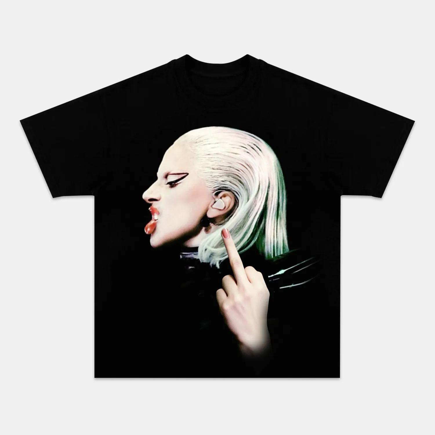

Star Avatar Pattern T-shirt for Men and Women Summer New Retro Pop Music Cotton Short Sleeve Street T-shirt S разноцветный