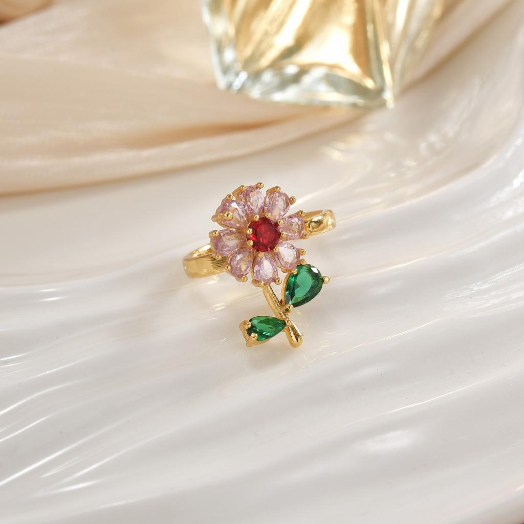 12 Sun Love Crown Geometric Design Fashion Ring Ring Women's Jewelry