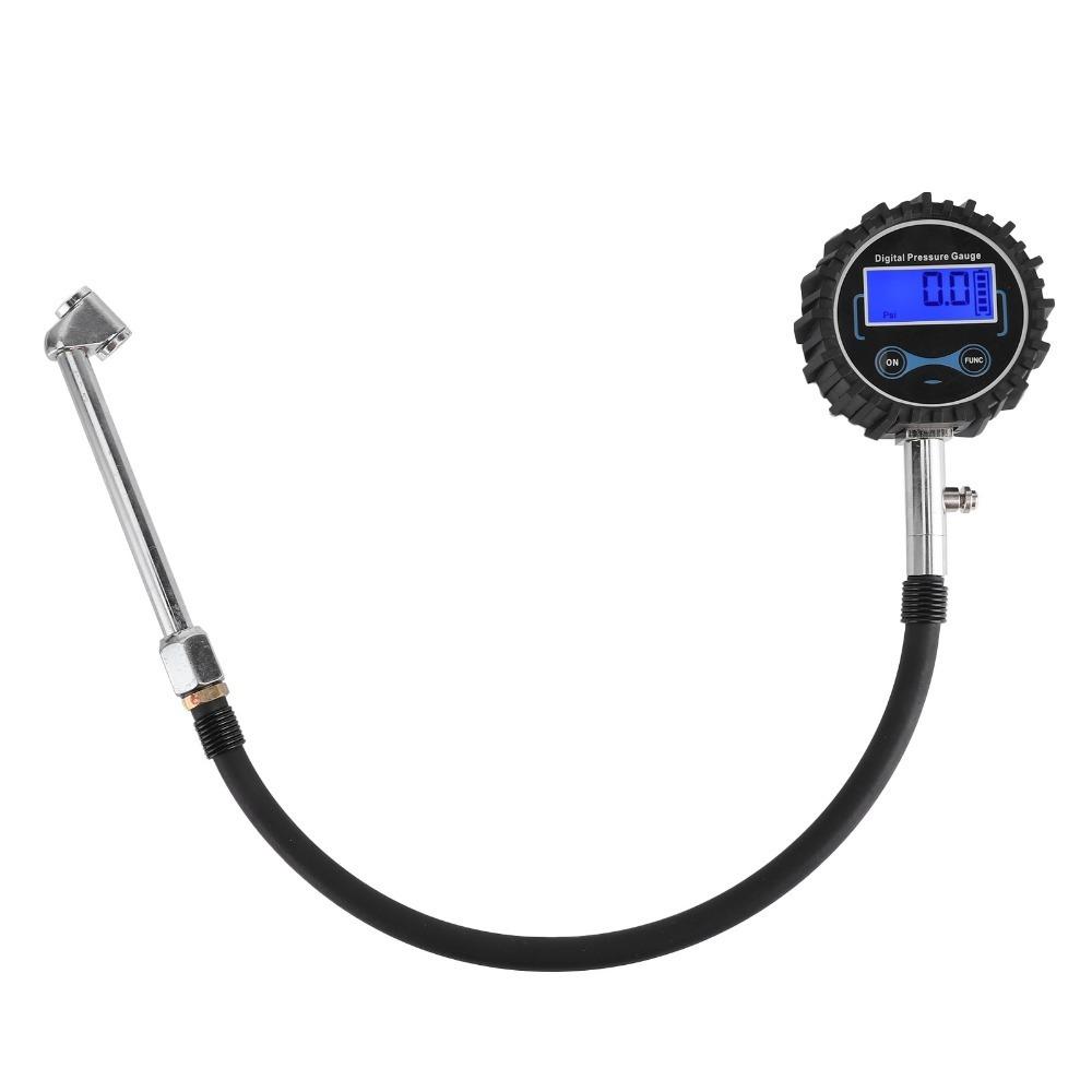Aluminum Alloy Body Digital Tire Pressure Gauge LCD Backlit Tire Gauge  Tire Pressure Check