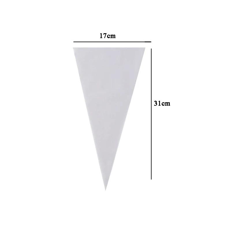 100pcs Cake Cream Bags Disposable Piping Bags Pastry Bags Cream Decoration Home Kitchen Bakery Accessories Cake Decorating Tools