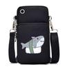 Casual mobile phone bag cute printing new messenger bag Korean version versatile small bag vertical change bag