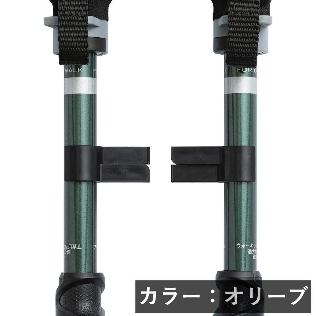 MIZUNO Nordic Walking Walking Poles Alkerne of Short C3JTPD20 4A-1 (Pair 2), Unisex, Violet, Type,