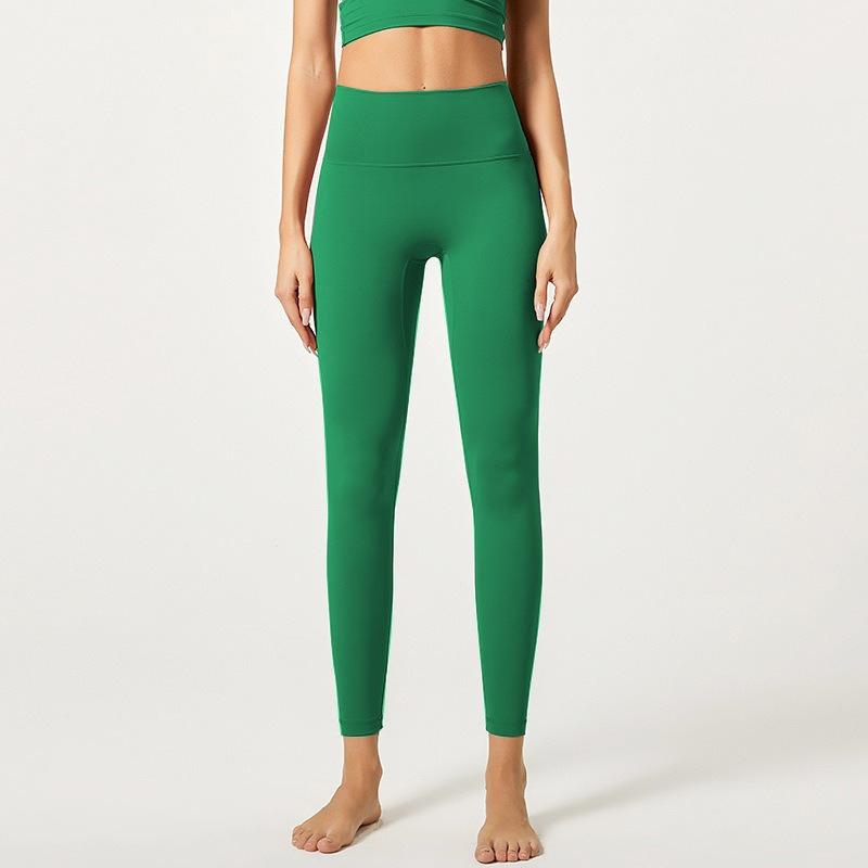 Fitness Cloud Feeling Super Soft Hip Lift Women's High Waist Elastic Nude Feeling Sports Running Yoga Clothes Trousers