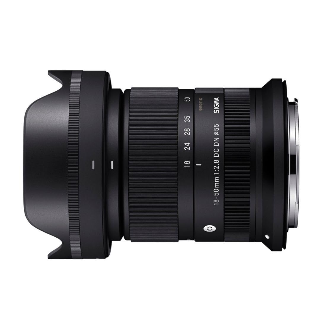 

Sigma Об єктив DC DN для Canon RF Стандартний Бездзеркальний Contemporary 18-50mm F2.8 Байонет, Камери APS-C,
