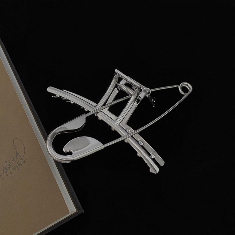 

Срібний колір волосся Велика шпилька Великий розмір Велика шпилька для волосся Аксесуари для волосся Головний убір для жінок срібний