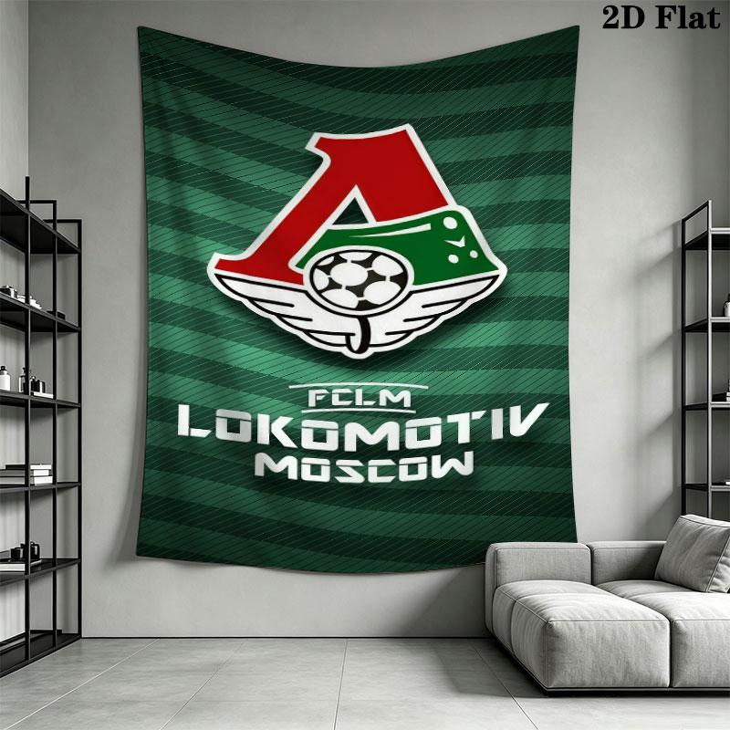 Lokomotiv Moscow Pride Wall Hanging Printed Fabric Blanket Decorative Tapestries for Bedroom Living Room Home Decor