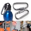 Aluminium Alloy Safety Keychain Buckles Climbing D Carabiner Spring Clips Camping Hiking Hooks