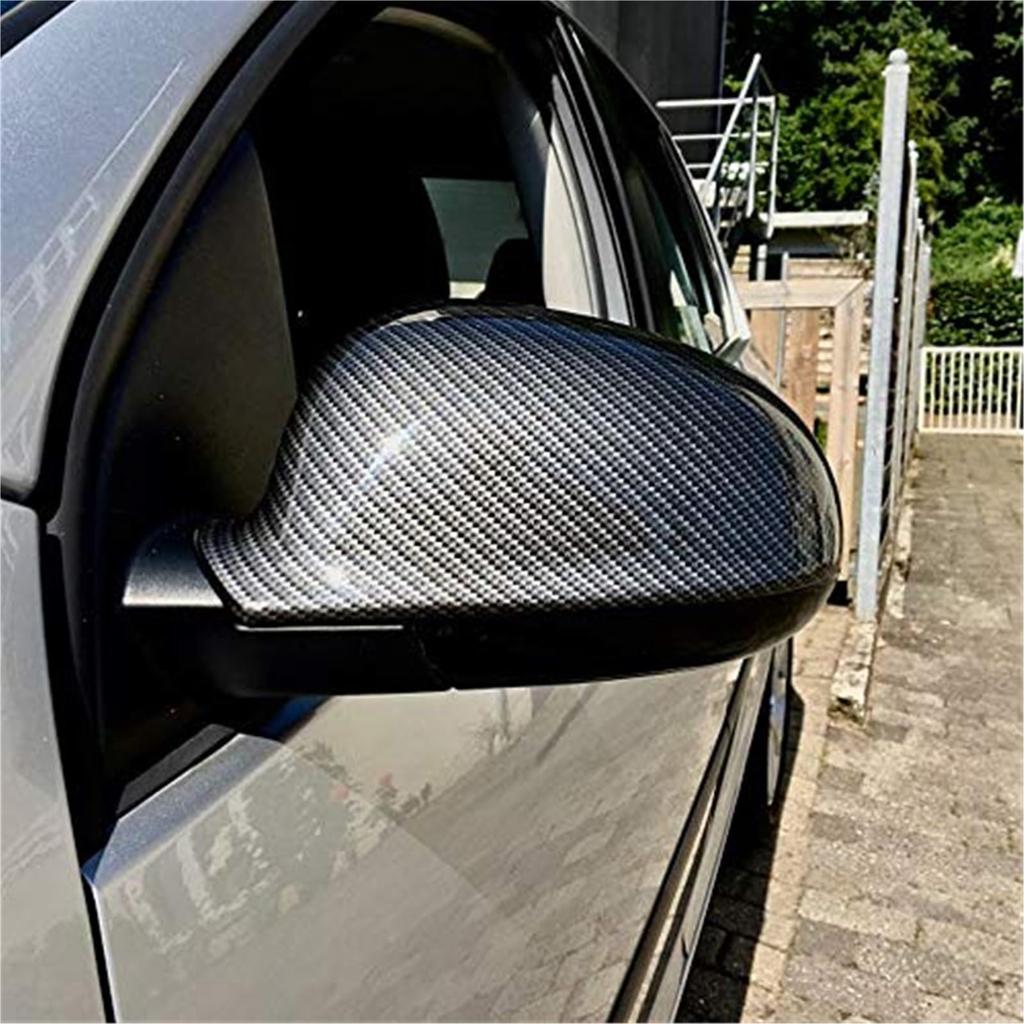 Szwaldaper Carbon Fiber Car Side Mirror Cover for VW Golf 5 R32 GTI Standard