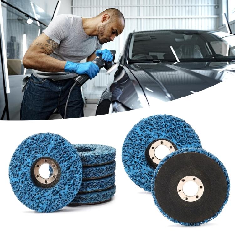 7pcs Multipurpose Nylon Grinding Wheels Buffing Discs Suitable For Effective Car Maintenance & Metal Surfaces Refinement