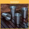 Industrial Style 304 Stainless Steel 350ml Silver Water Cup Ideal For Camping