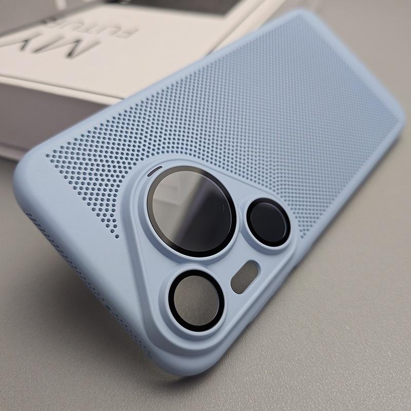 Huawei Pura 80 70 Ultra P80 P70 P60 P50 Pro P60Art P50E P40 Glass Lens Protection Cover Cooling Heat Dissipation Phone Case