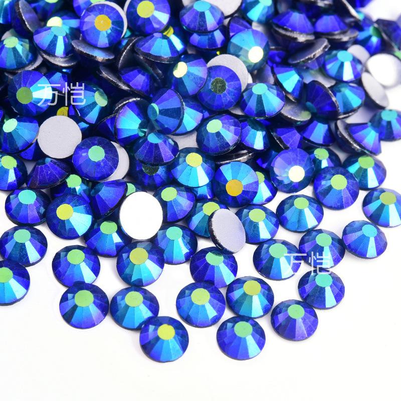 Ss3-Ss16 Mixed Size Flat Bottom Drill, Mobile Phone Case Diy Sticker Diamond Crystal Glass, Creative Nail Art Jewelry Accessories