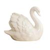 Figura di Anatra in Porcellana Statuetta Animale Ceramica Elegante da Collezione per Case Moderne Accento Ornamentale per Styling Interni Ufficio