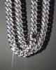 New Trendy Gold Hip Hop 12mm Wide CZ Diamond Miami Cuban Chain Anklet