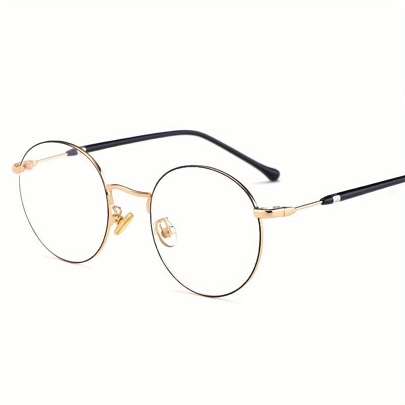 1 Stück 1 Paar Neue Retro Metallrahmen für Herren und Damen Modebrillen Tag- und Nacht-Doppelnutzung - Gläser Blaulichtfiltergläser