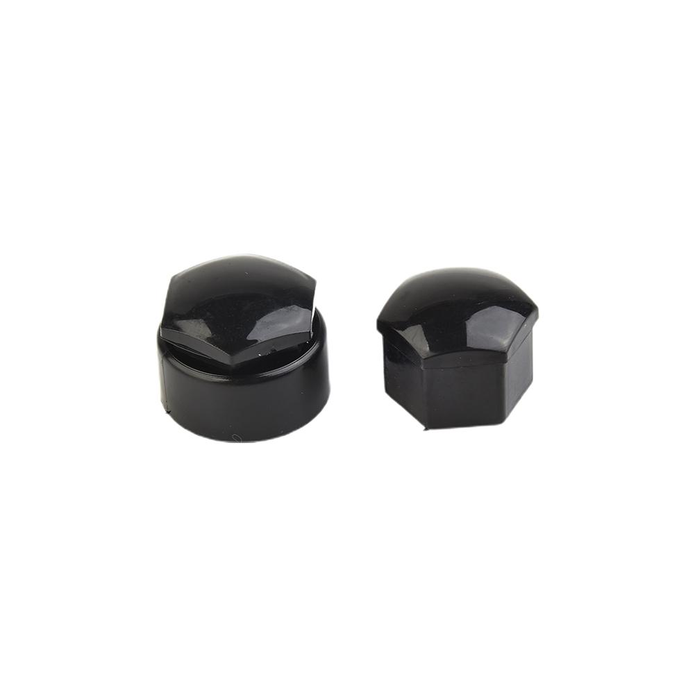 Wheel Wheel Nut Cap 17MM Black Bolt Cap Nut Plastic Studs