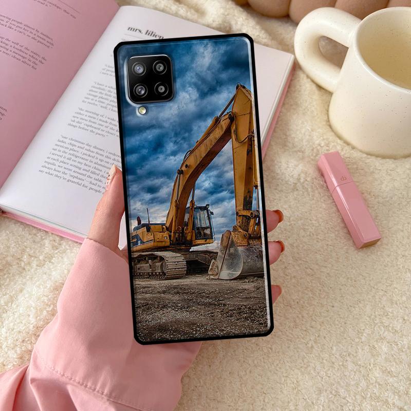 Excavator Case For Samsung Galaxy A54 A34 A14 A13 A12 A22 A32 A52 A72 A51 A71 A53 A52S Back Cover