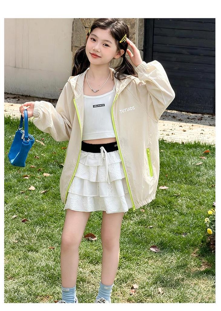 Girls' Summer Sun Protection Jacket - 2026 New Style for Kids