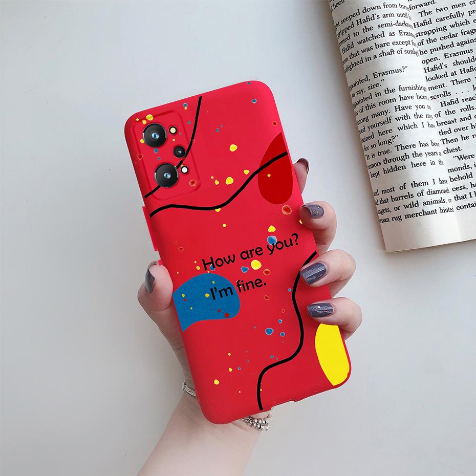 For Realme GT Neo 3T Case Realme GT Neo 2 GT2 Cover Rainbow Flower Soft Silicone Protective Phone Bumper Realme GT Neo 3T 2 Case