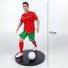 C.Ronaldo Messi Mbappe star of football figurines, fan supplies, and souvenirs for Real Madrid and Barcelona
