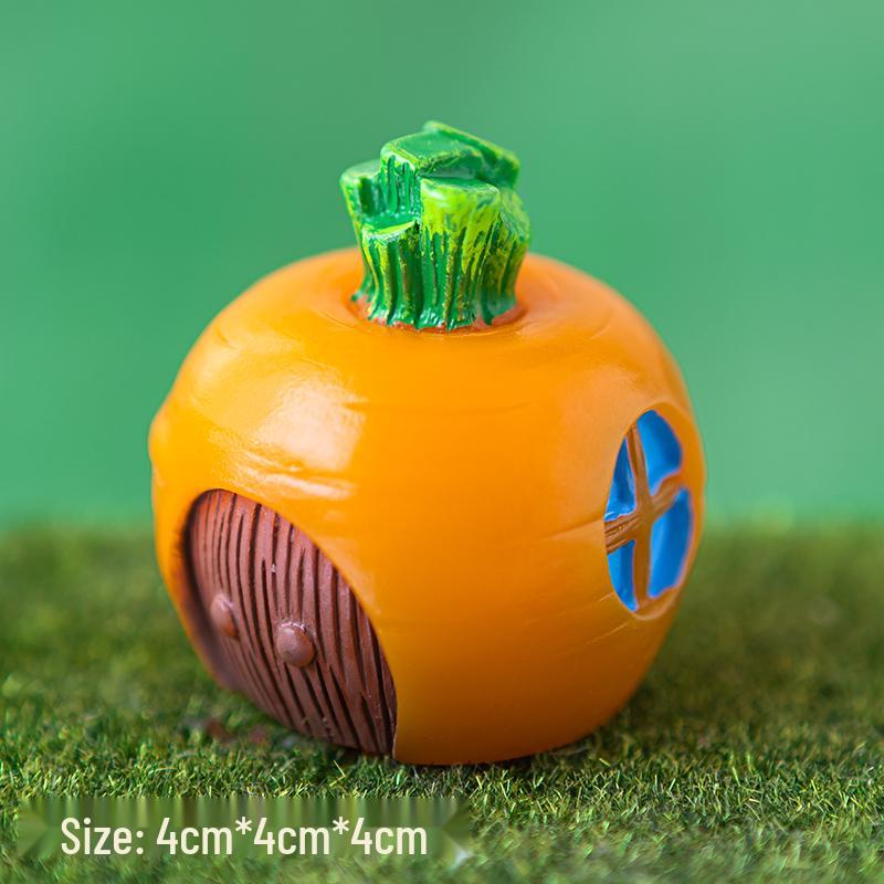 Pastoral Rabbit & Carrot Mini Basket Cake Topper Set