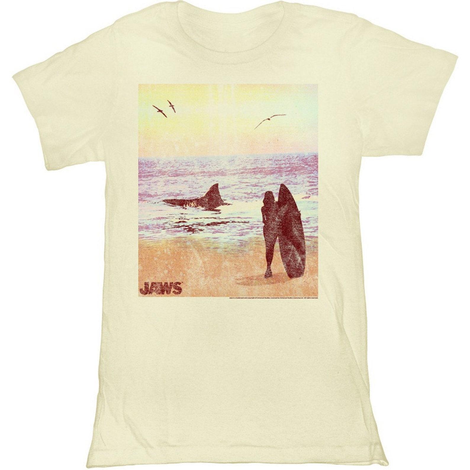Jaws Surfside Natural Junior Women s T-Shirt XL