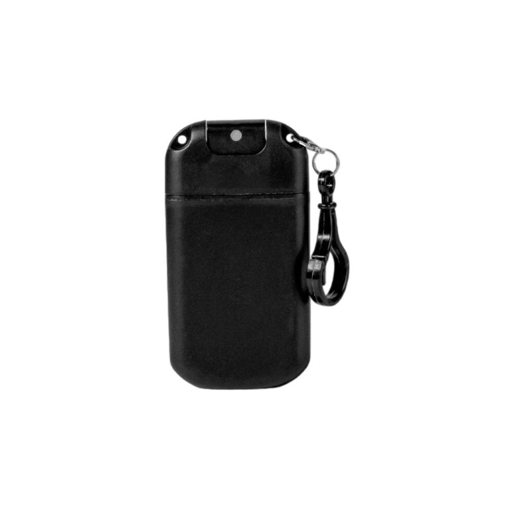 with Plastic Keychain Dispensing Bottles 30ml Capacity Card-style Spray Bottle For Travel чёрный