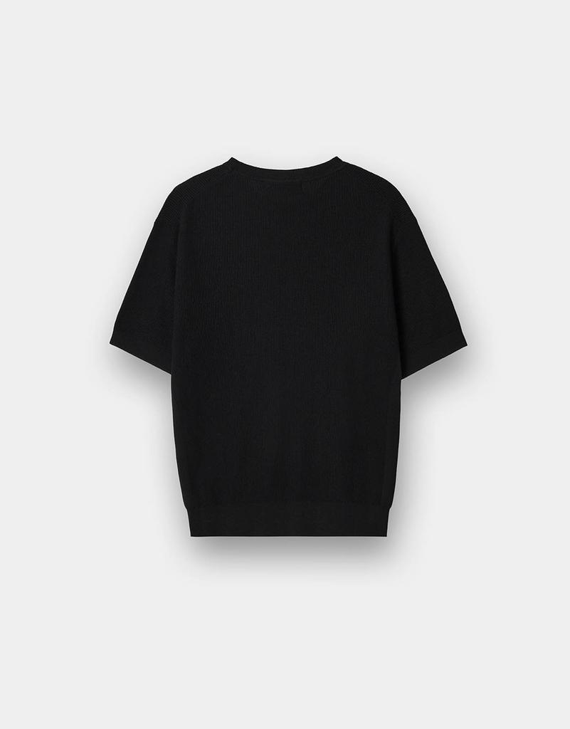CONCEPTS1ONE Washable Crew Neck Short Sleeve Knit Sweater 10056525/056525 [2Color]