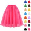 Tutu Skirt Women Skirt Retro Party Tulle Ballet Rockabilly Petticoat Underskirt Dance Dress Cosplay Mesh Skirt