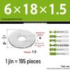 Galvanized Extra Large Thickened Metal Flat Washer (M6-M16)