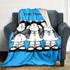 Name Custom Mafalda Print Flannel Blanket High Quality Warm Comfortable Cover for All Seasons Perfect for Gifts Home Decor
