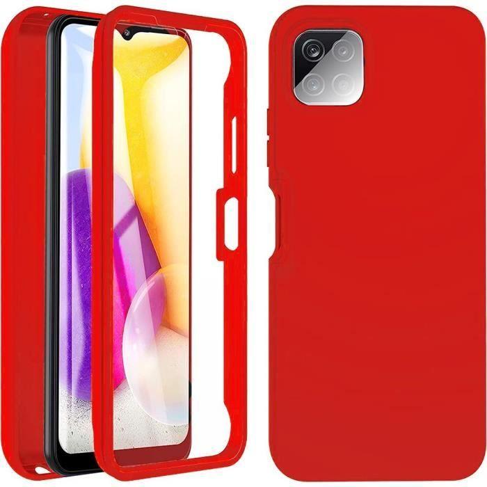 Coque de Protection - BOOLING - Samsung A22 5G - Rouge - Semi-rigide - Antichoc