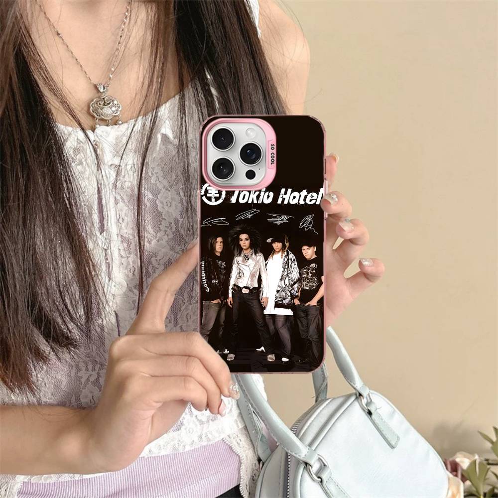 Tokio Hotel Band Phone Case For IPhone 17 16 Plus Pro Max 15 14 13 12 11 Matte Colorful Covers