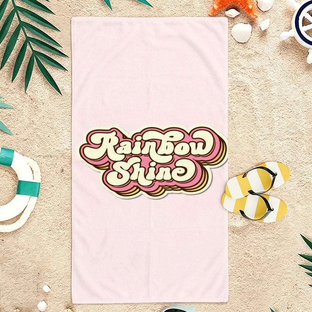 Anime C-Cute Vintage Towel Microfiber soft Beach Towel for Travel Fitness Sauna Bathing Camping