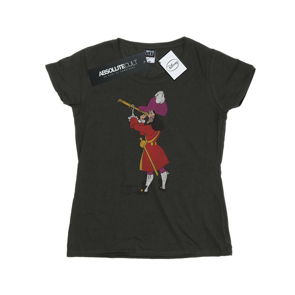 Peter Pan Womens/Ladies Classic Captain Hook Heather T-Shirt