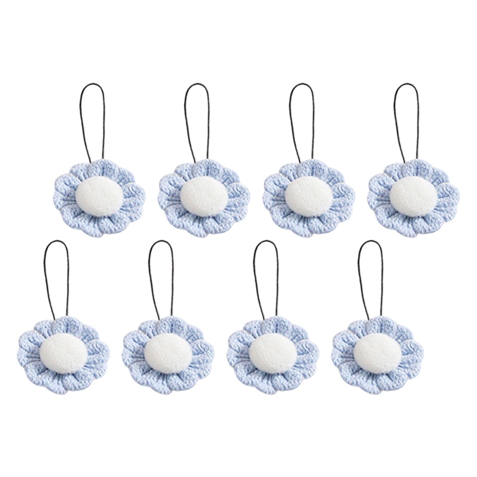 User Friendly ABS Materials Bed Clamps 8Pcs No Needle Fasteners Sunflower Themed Linen Holders For Duvet Cover Organizing синий