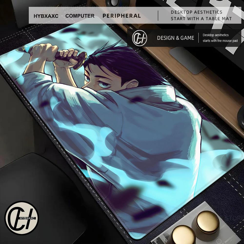 Hd Anime Purple Mouse Pad Yyuta Okkotsu Game Keyboard Rug Laptop Hybxaxc Pc Jjujutsu Kaisen Gamer Cabinet Extended Desk Mat