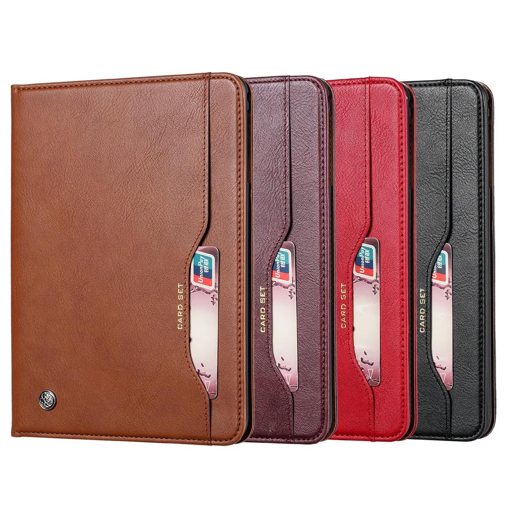 Luxury Business Flip Leather Tablet Case for IPad Mini 7 Mini 6 5 4 3 1 Th Gen Soft Skin Feel Protect Cover