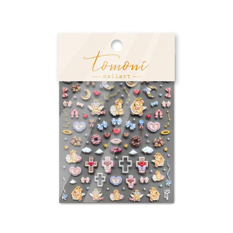 

Angel Fantasy Tomoni Embossed Japanese Style Nail Beauty Sticker Cloud Angel 2758