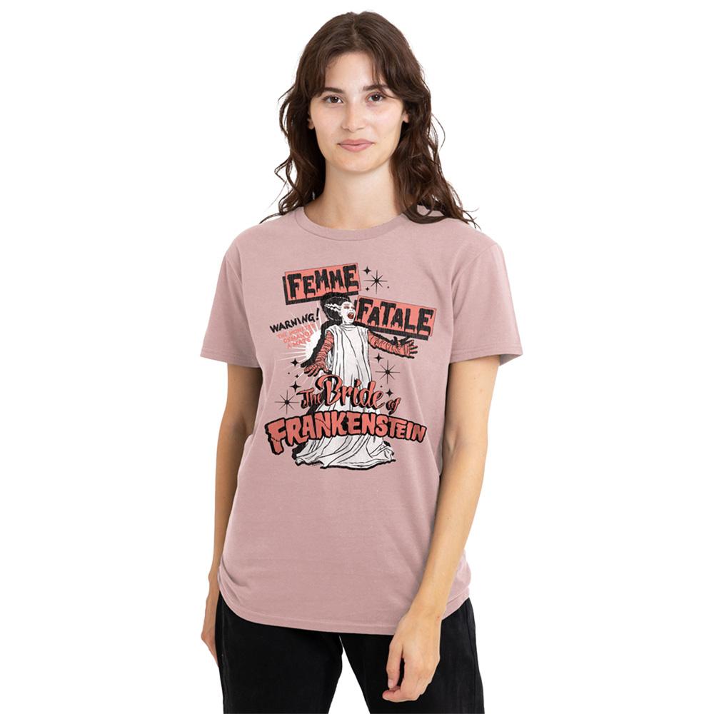 Universal Monsters Womens/Ladies Femme Fatale Bride Of Frankenstein T-Shirt