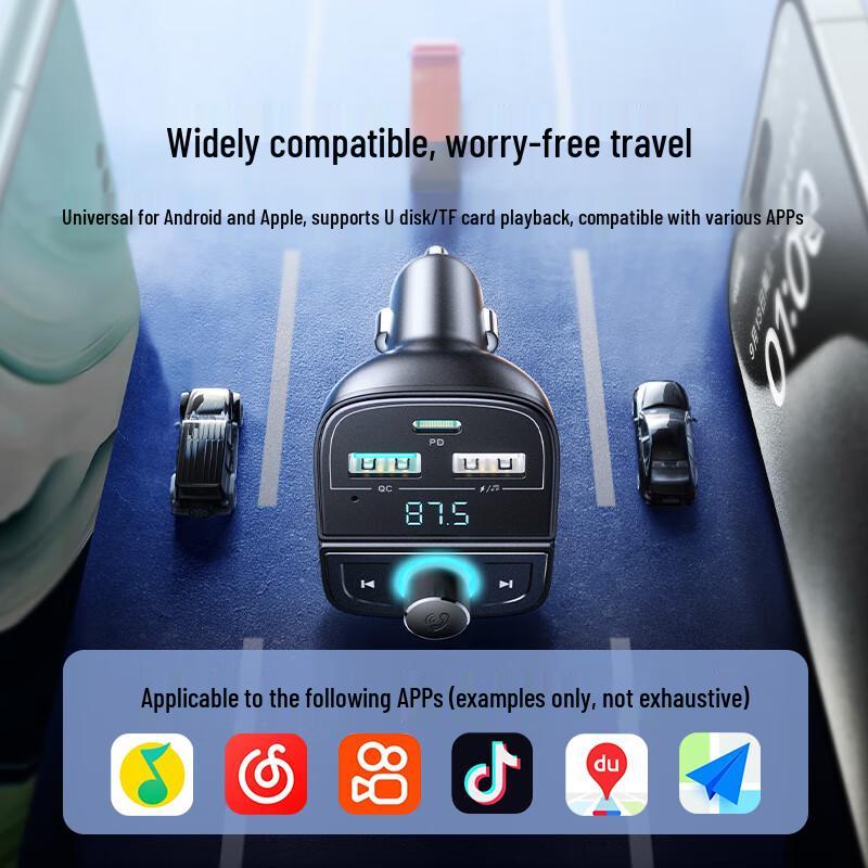 Ugreen Auto Bluetooth Empfänger & Multi-Port Schnellladegerät