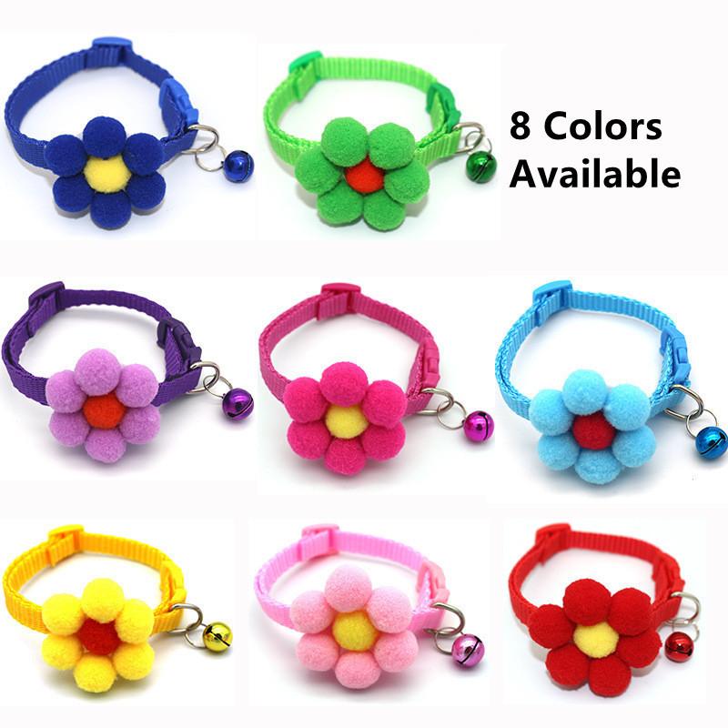 1 Stück Niedliches Katzenhalsband Kleiner Welpe Katzenhalsbänder Schleife Kätzchen Katzenhalsband Schleife Halskette mit Glöckchen für Hunde Chihuahua Haustierbedarf
